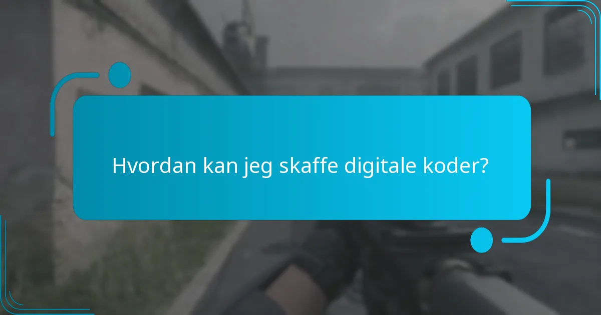 Hvordan innløse digitale koder?
